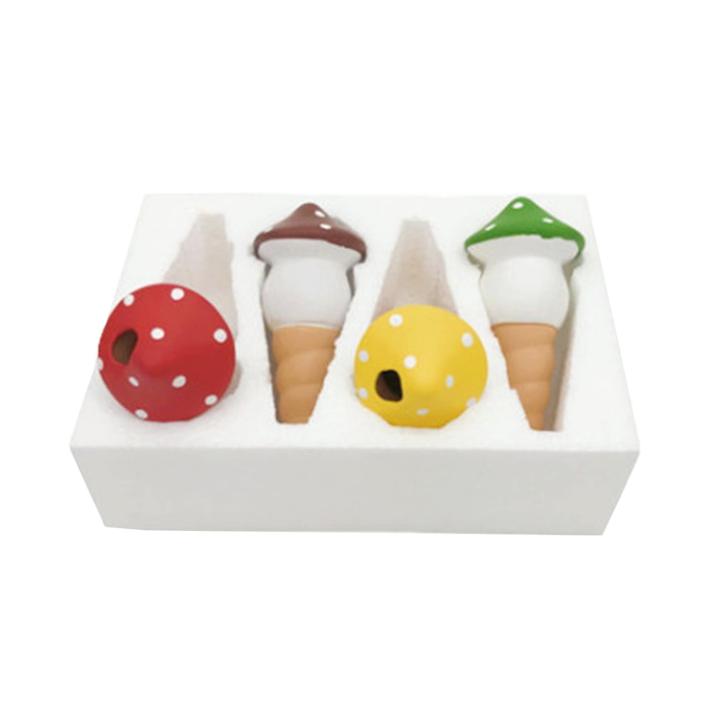 4pcs Self Watering Spikes Planter Drip Irrigation Mushroom Watering