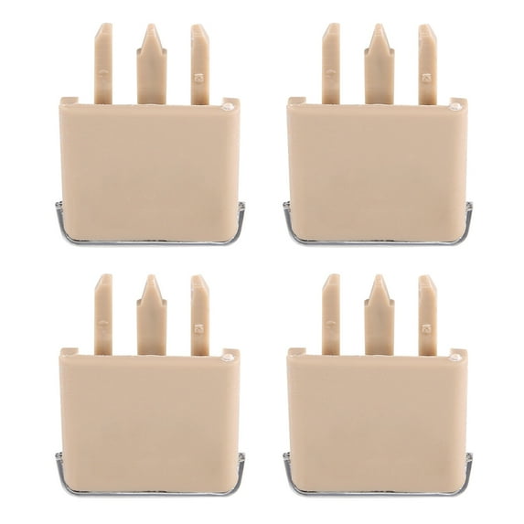 4pcs/Set Beige Auto Air Conditioning A/C Vent Blade Slice Clip Kit Compatible for Toyota Corolla