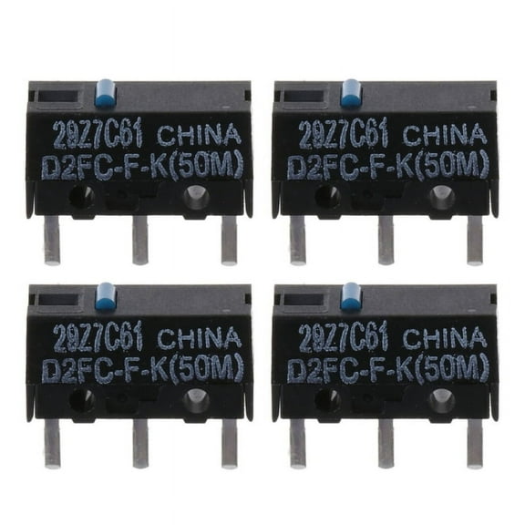 4pcs/Set D2FC-F-K (50M) Mouse Micro Switches Micro Switch for M G series/ for Mars Trackball/apple- G3 G4 G5 Mouse