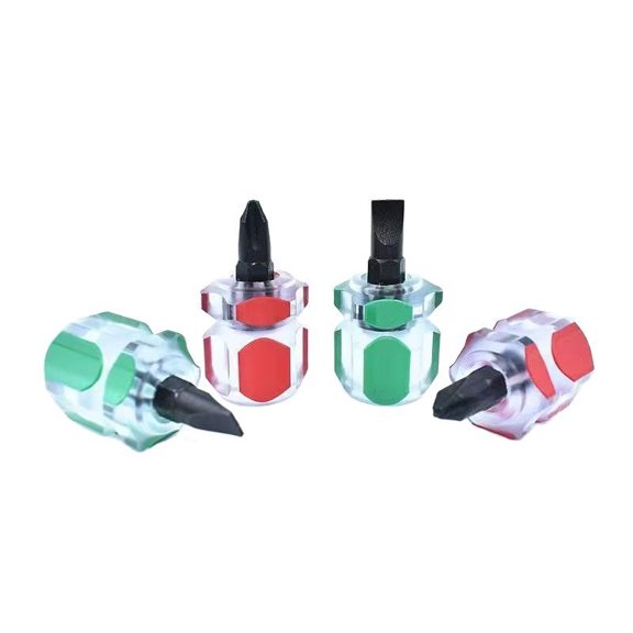 4pcs Set Mini Portable Screwdriver, Large Small Radish Head One-Word Phillips, Needle Plate Screwdriver Maintenance Tool