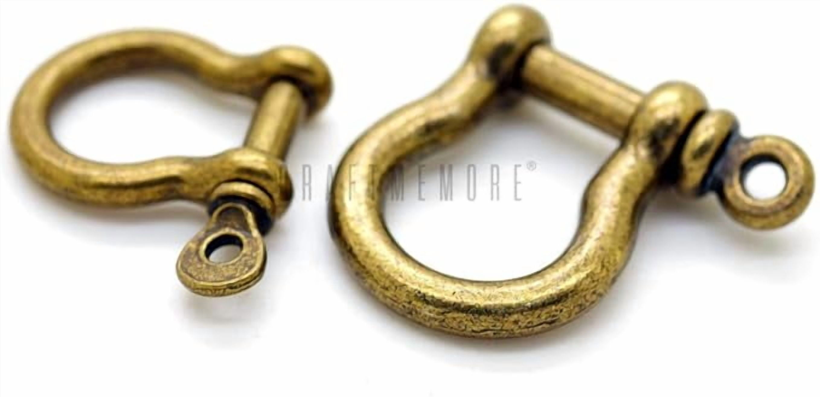 4pcs Shackle Screw Rings D-Ring D Type Screw Pin Joint Connect for Key ...