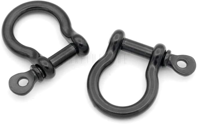 4pcs Shackle Screw Rings D-Ring D Type Screw Pin Joint Connect for Key ...