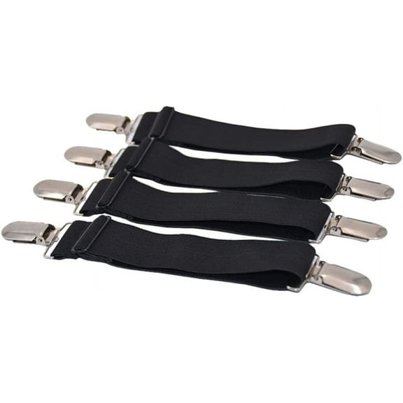 4pcs Sheet Bedsheet Holding Clips Auto Fasteners Mattress Sheet Holder Straps Elastic Mattress Corner Clips Bed Sheet Holder Strap Bed Cover Securing Clip Fixture Bedspread Quilt