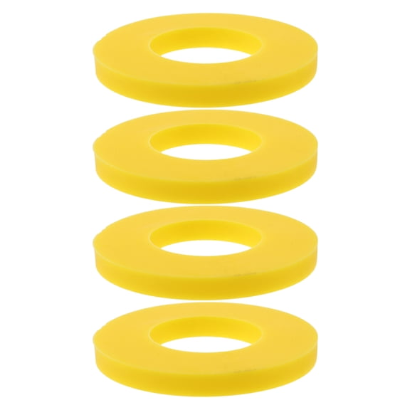 Yellow Shock Absorber Rubber Rings for Car Use Enhanced Comfort with Easy Installation 4 Pieces