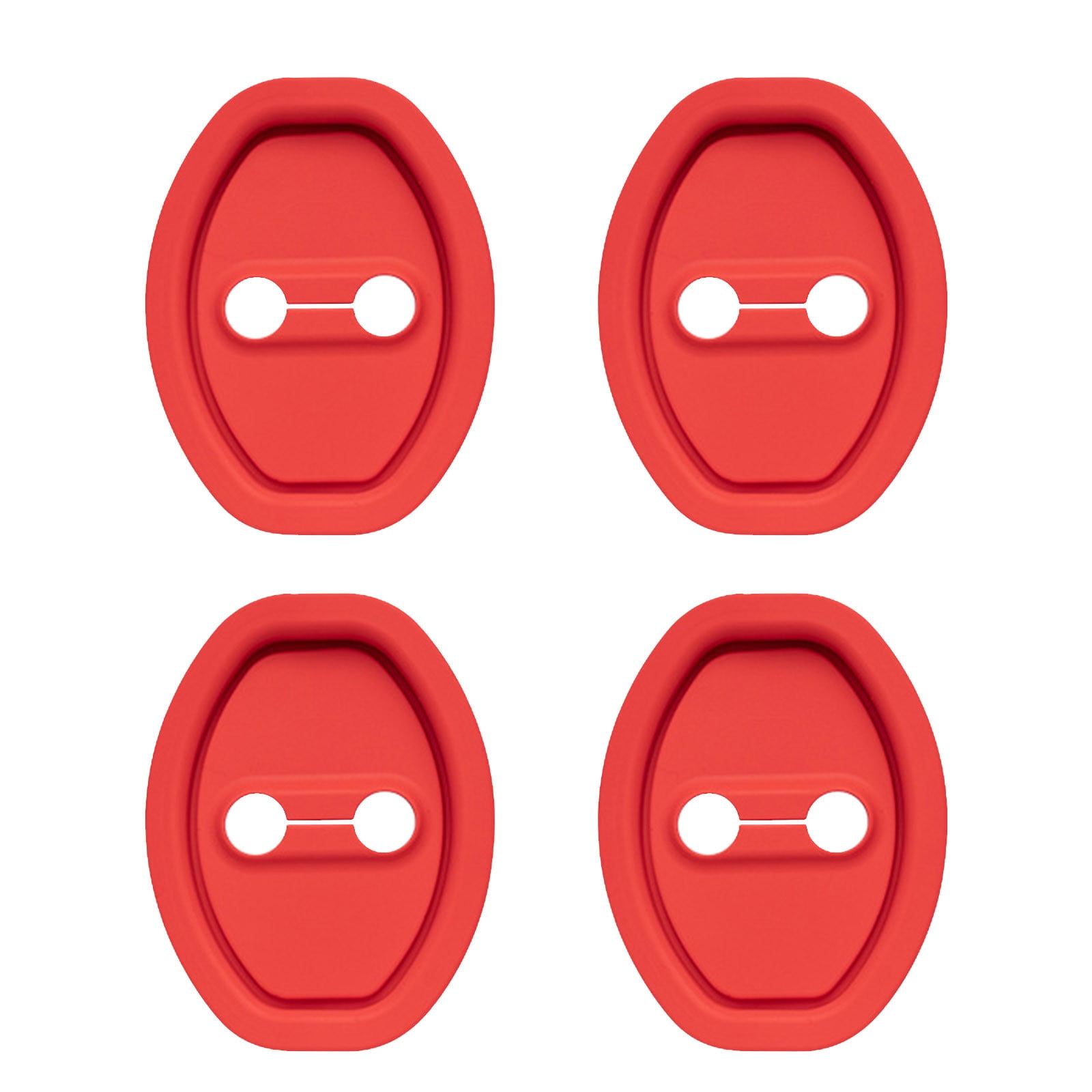 4pcs Silicone Car Door Covers,Door Lock Cover, Silicone Door Guard Car ...