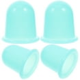 thumbnail image 1 of 4pcs Silicone Cupping Set Vacuum Suctions Massage Cups For Body Sculptings And Reduction Silicone Cupping Set For Home Use Green, 1 of 7