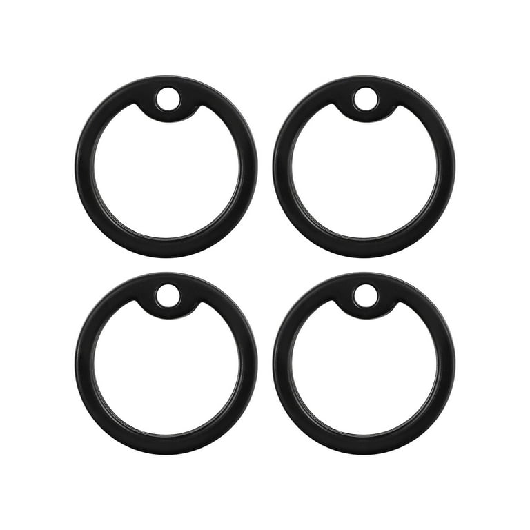 4pcs Silicone Pet Tag Silencers Name Tag Rings Military Dog Collar Tag Silencers Dog Accessories