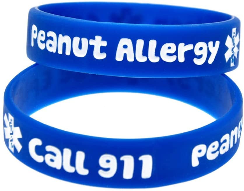 Food allergy awareness bracelet best sale