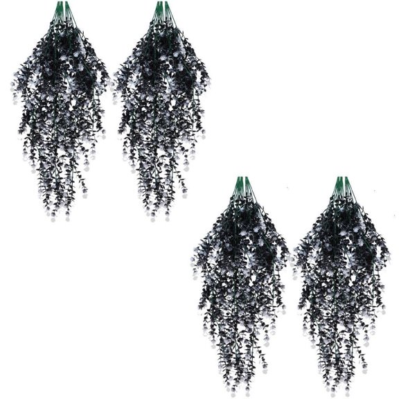 4pcs Silk Eucalyptuses Garlands UVs Resistant Faux Plant For Home Garden Wedding