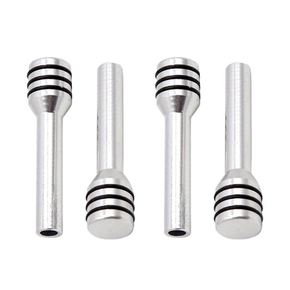 4pcs Silver-Aluminum Alloy Car Safety Door Lock Pins, Truck Door Interior Screw Knob for Pull Pins, Car Accessories