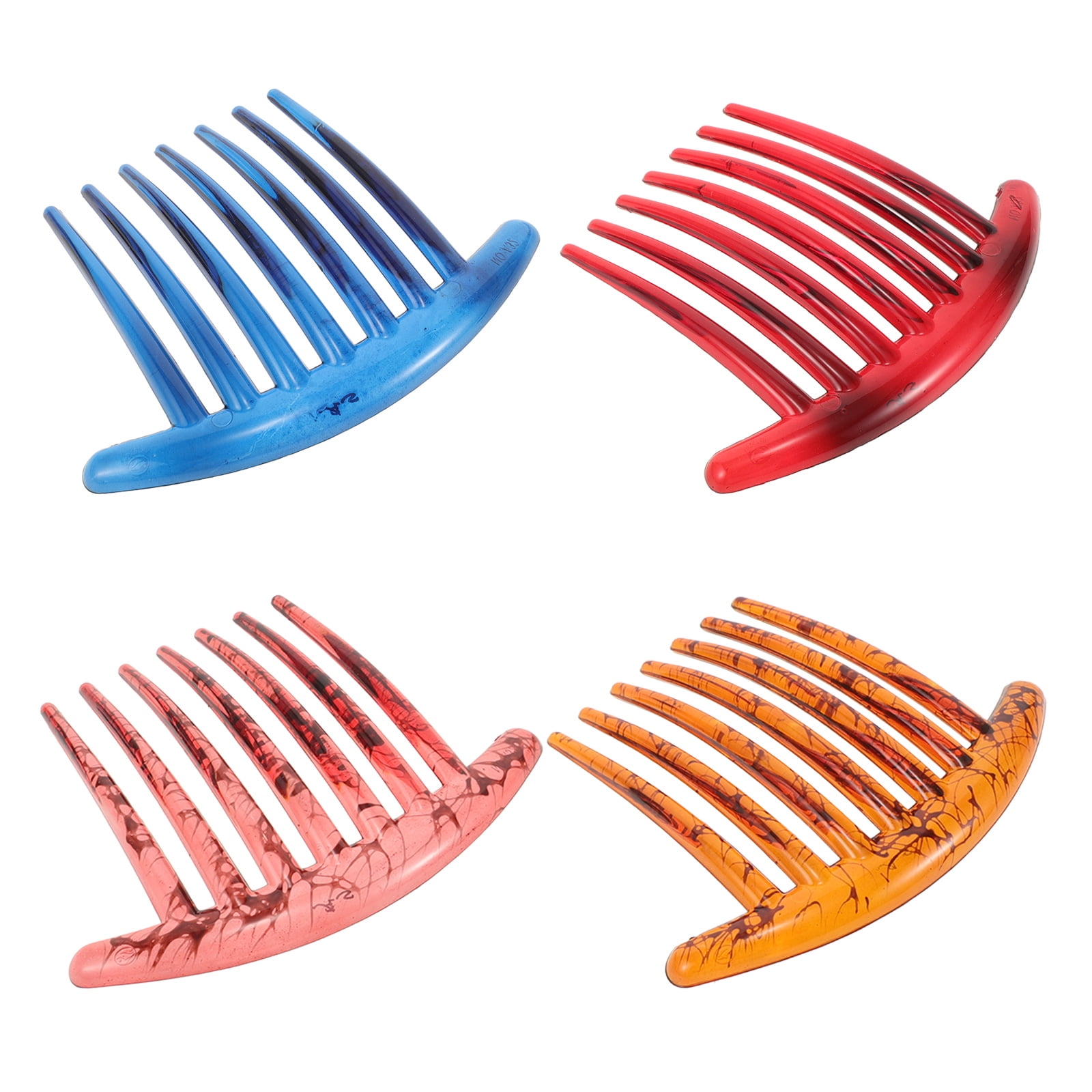 4pcs Simple Hair Combs French Twist Hair Combs Side Hair Combs for ...