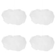 4pcs Simulation Clouds Home Cloud Decorations Cloud Shaped Pendants DIY Hanging Clouds for Wedding