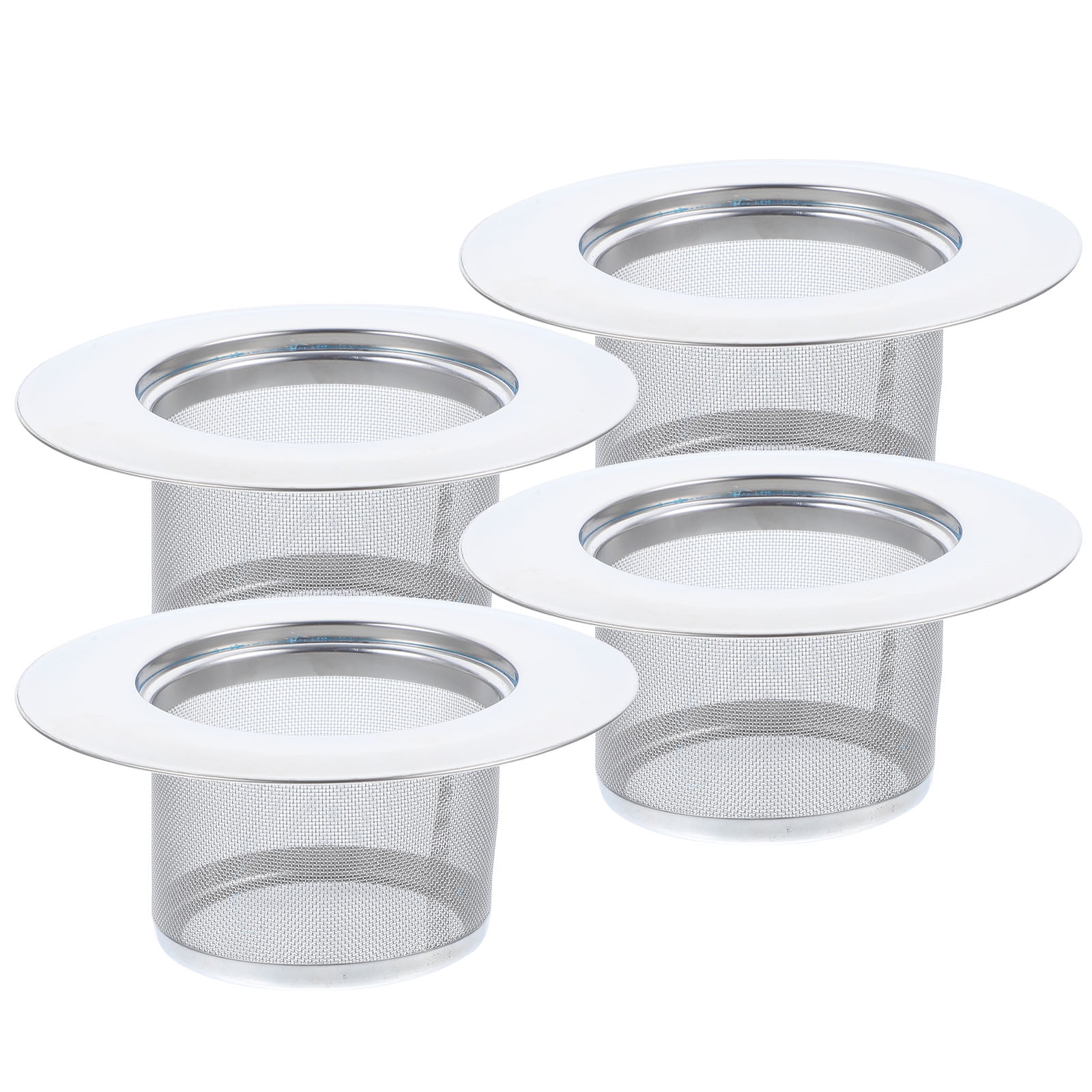 4pcs Sink Mesh Strainers Small Sink Drain Hair Catcher Utility Tub