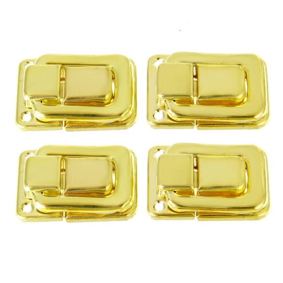 4pcs Sliver/Gold Color Fastener Toggle Lock Latch Catches Suitcase Case Boxes Chests Trunk Door Hardware Latch Hasps Replacement