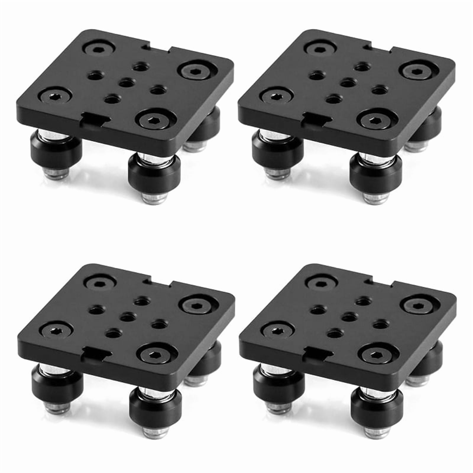 4pcs Small V-Wheel Plate Gantry Rod with Wheel, for 2020 Aluminum ...