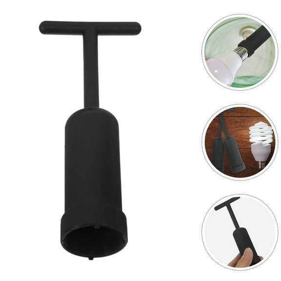 4pcs Socket Ring Removal Tool Lamp Shade Socket Rings Lamp Shade Holder Ring Replacement for Medium Base Light Replacing Accessories Black