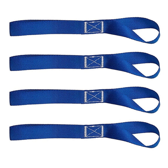 4pcs Soft Loop Tie Down Straps Mutipurpose Tie Down Luggage Straps for Securing Motorcycles Scooters 12in Heavy Duty