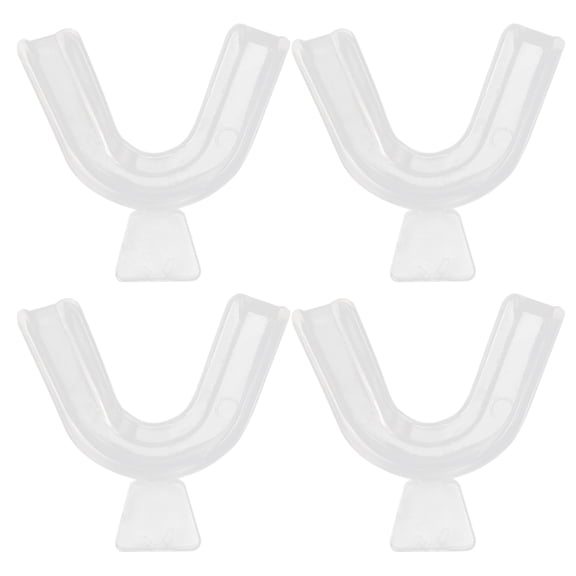 4pcs Soft Silicone Tooth Orthodontic Braces Set Mouth Guard Protector Dental Teeth Whitening Trays Retainers Oral Hygiene Care (4pcs )