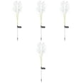 thumbnail image 1 of 4 Count Garden Fence Post Solar Lights Fiber Optic Reed Daytime Decoration, 1 of 8