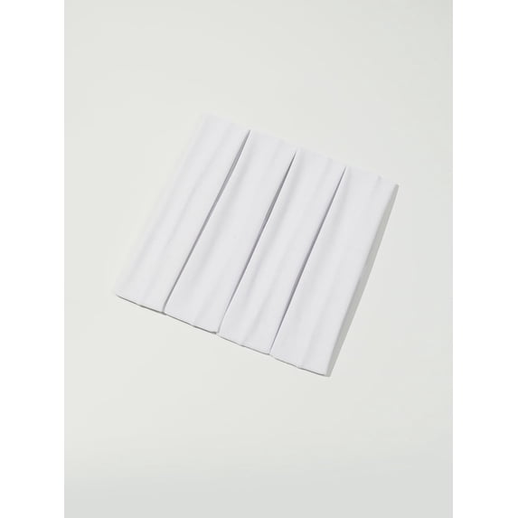 4pcs Solid Color Headbands Suitable For Daily Exercise