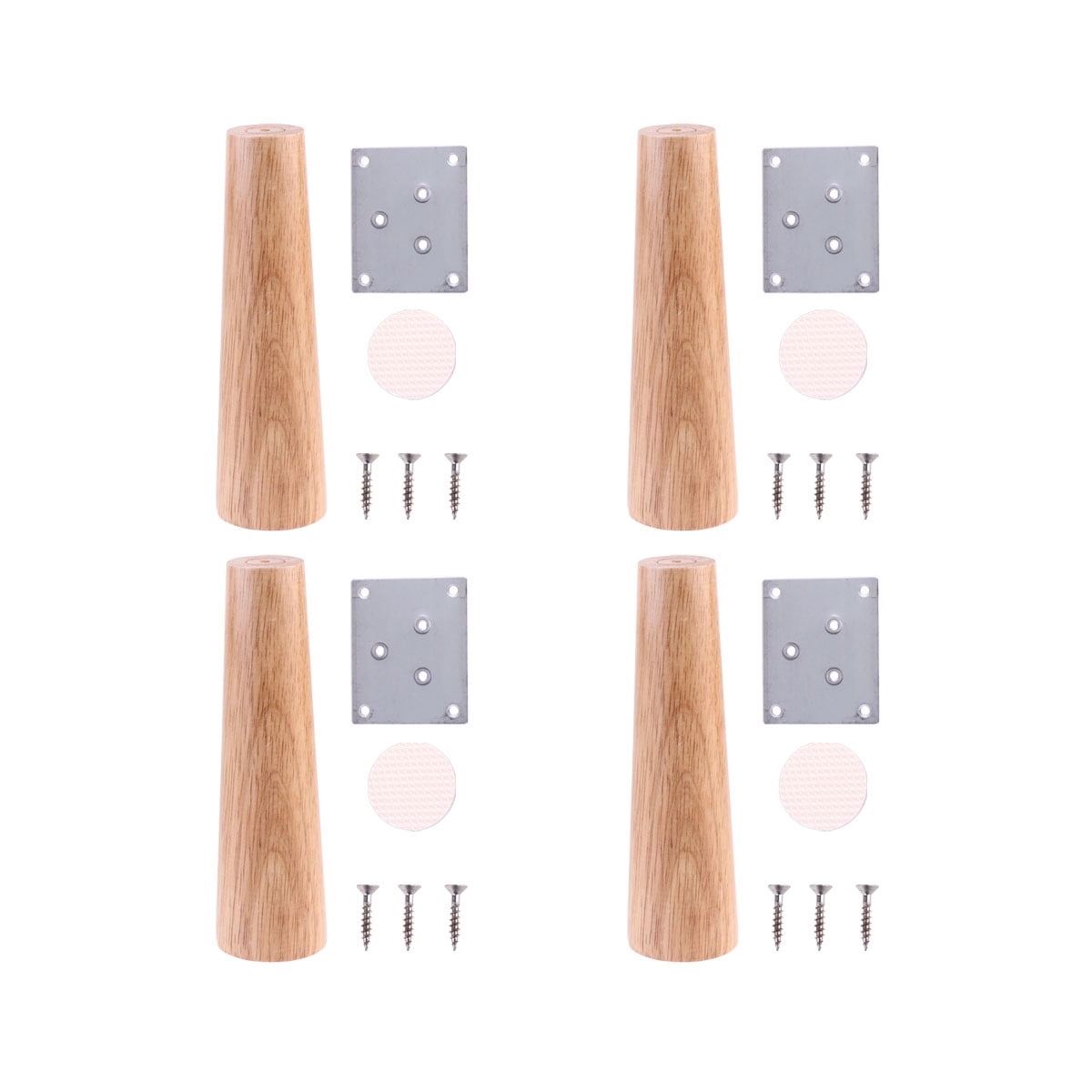 4pcs Solid Wooden Sofa Leg Bevel Connection Sofa Leg Chair Table Leg