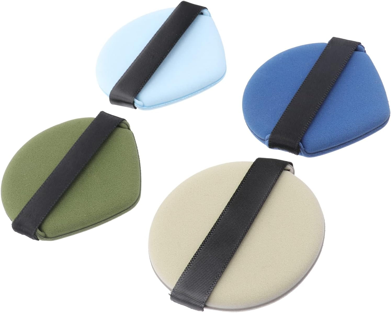 4pcs Sponge Flutter Makeup Triangle Puff Blending Sponges for Makeup