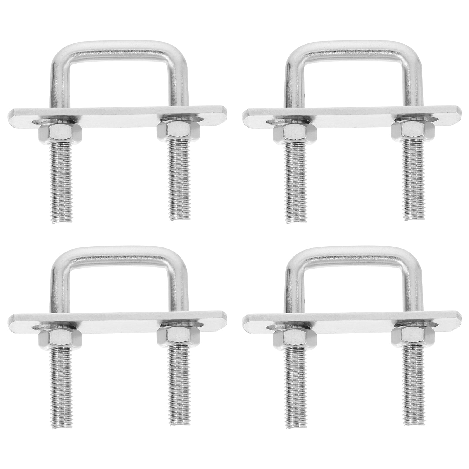 4pcs Square U Bolt Heavy Duty Ubolt Replacement Ubolt Fastener For
