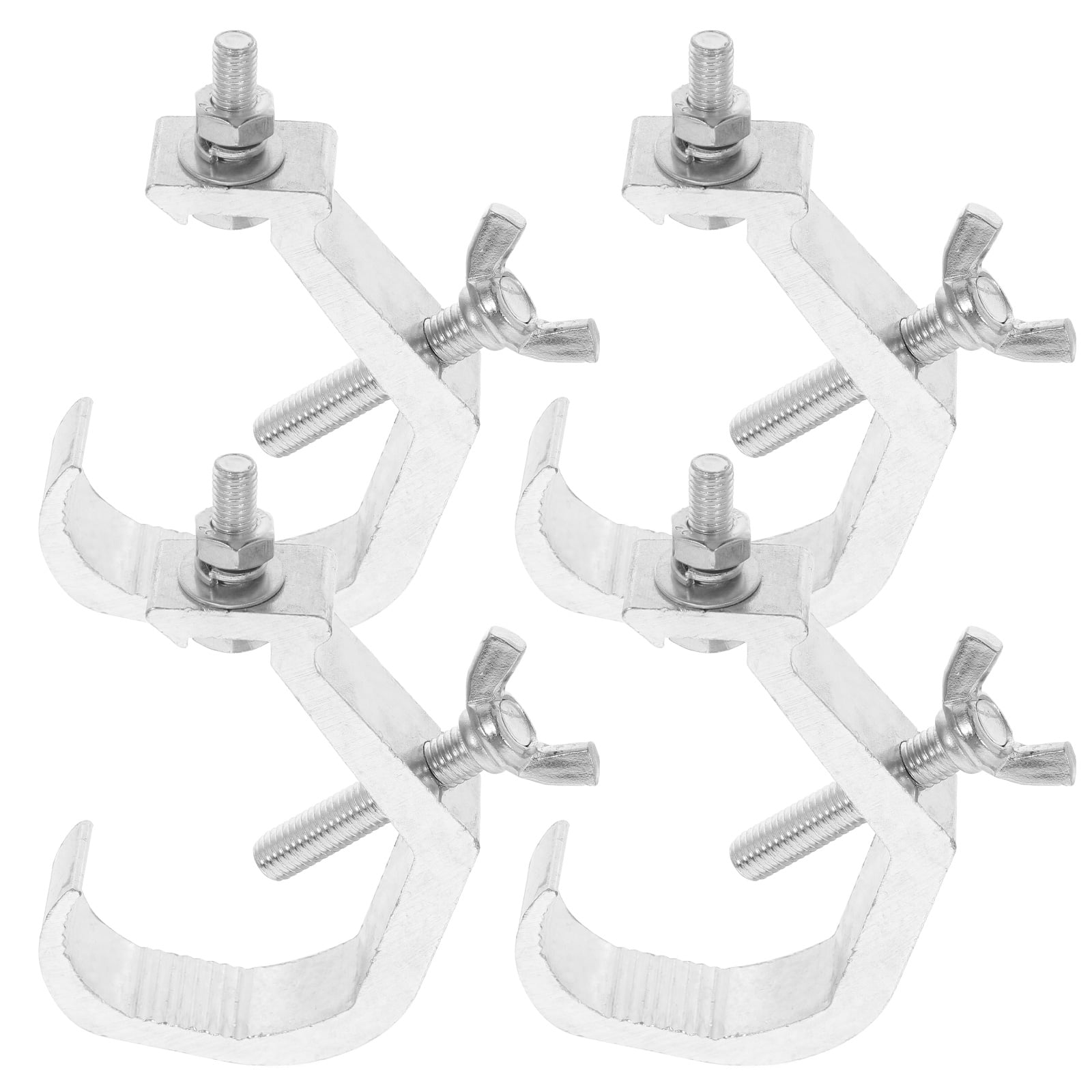 BeamZ BC50B-50 Black Metal Lighting G-Clamps Pair - 50mm, 50kg Max Load For DJ & Stage Equipment
