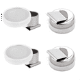 thumbnail image 1 of 4pcs Stainless Steel Oil Painting Cups Single Palettes Container Pot with Lid and Clip, 1 of 7