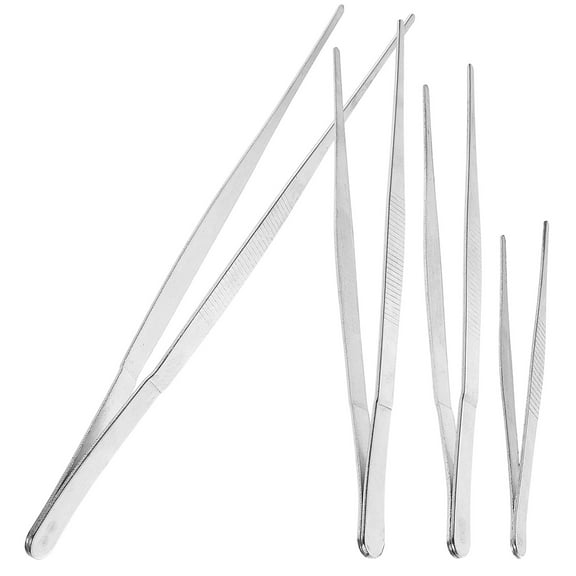 4pcs Stainless Steel Tweezers Succulent Gardening DIY Tool Gardening Accessory