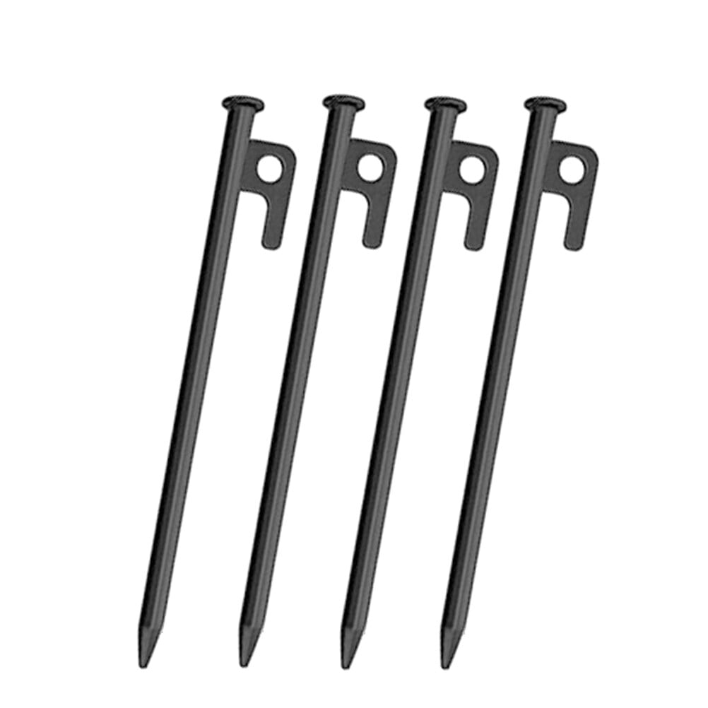 4pcs Steel Nail Tent Pegs 20cm Outdoor Heavy Duty Steel Awning Canopy