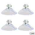 thumbnail image 1 of 4pcs Suction Cup Glass Suction Pads 40mm Clear PVC Plastic Sucker Pads Without Hooks Extra Strong Adhesive Suction Holder, 1 of 4
