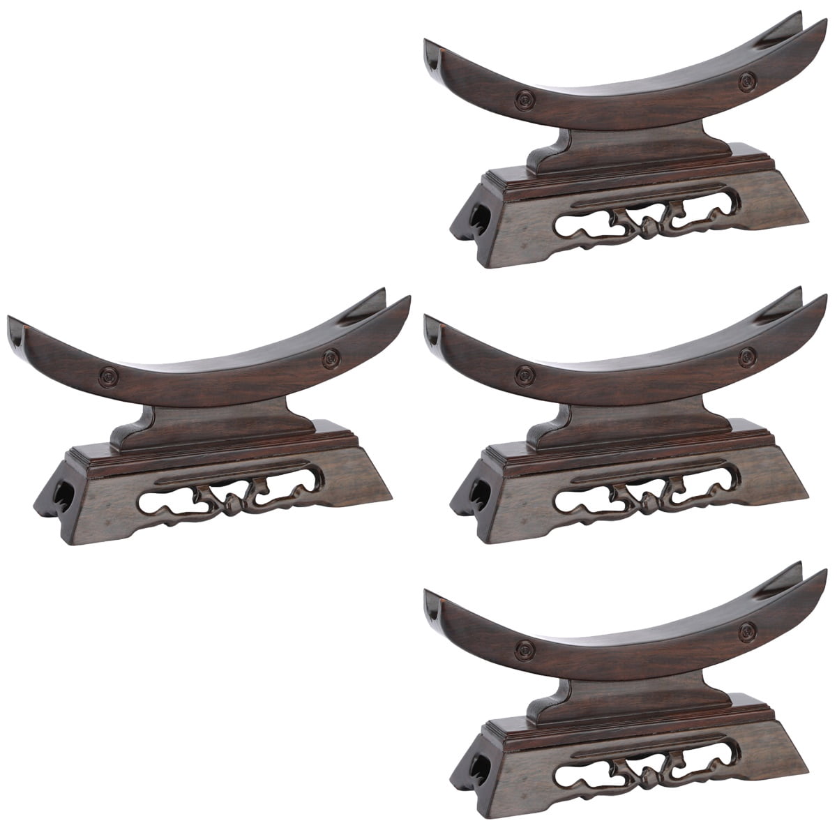 Tabletop Sword Display Rack 4pcs Sword Stand Decorative Sword Holder Sword Organizer Tabletop ...