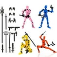 thumbnail image 1 of 4Pcs T13 Action Figure Set[3Hand Types & 9Weapon], 10 Colors Robot 3D Printed Toys Lucky Titan 13 Action Figure With Multiple Accessories, Dummy 13 Multi-Jointed Movable, 1 of 7