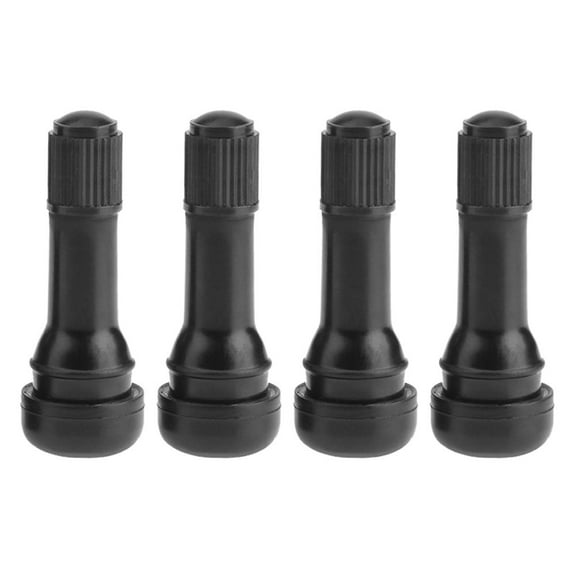 4pcs TR438 Snap-in Rubber Tubeless Tire Car Wheel Tyre Valves with Dust Cap