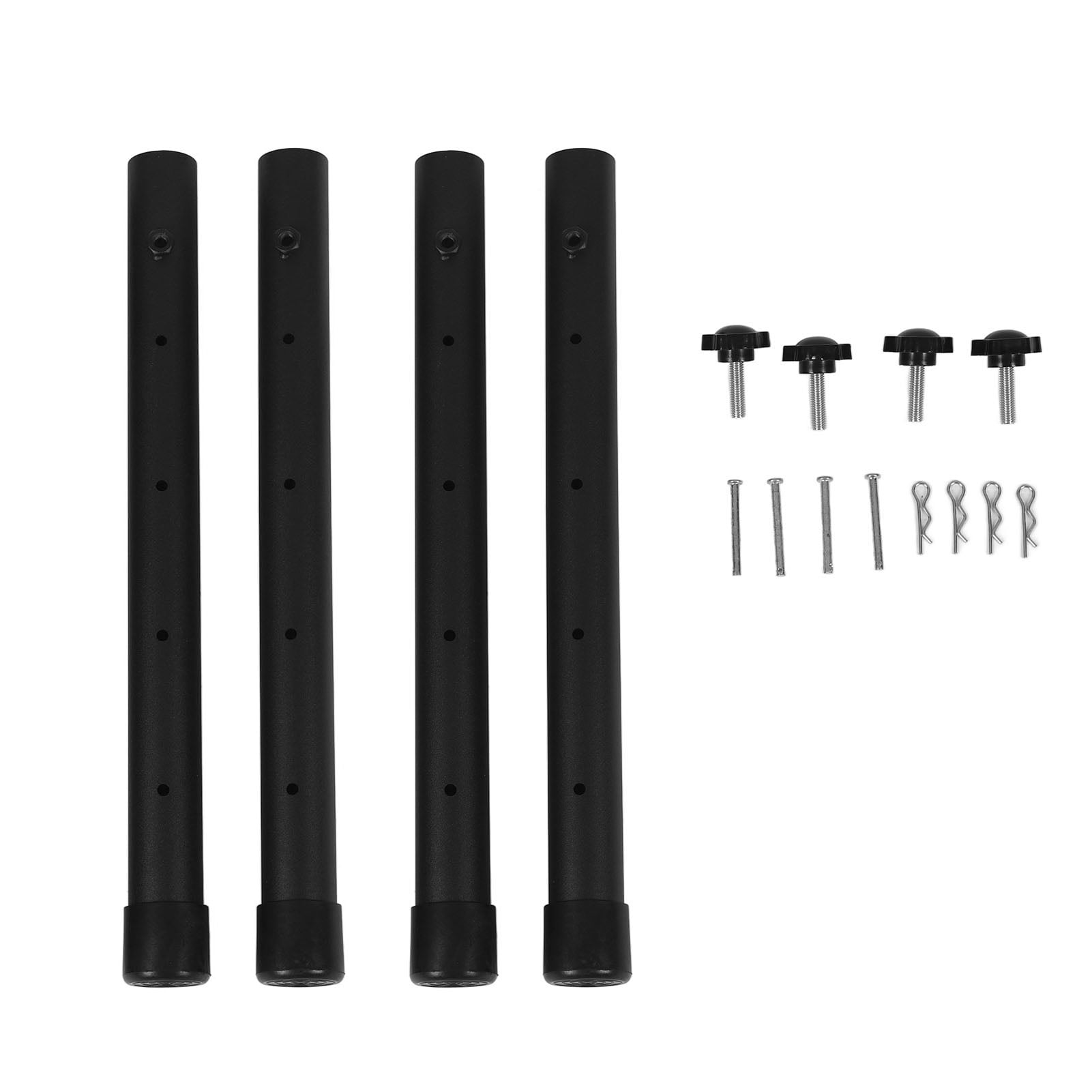 4pcs Table Leg Extenders 44cm Steel Table Leg Risers for Folding Tables