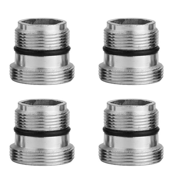4pcs Tap Faucet Adapter Aerator Connector With Rubber Seal.5 To M22 Male Thread Embedded Aerators Water Tape Joint Adapters
