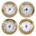 thumbnail image 1 of 4pcs Thermometer Hygrometer Barometer Watch Clock Copper for Shell Weather Stati, 1 of 12