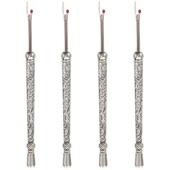 4pcs Thread Cutting Tool Stitch Remover Ripper Tool Antique Thread Tool Metal Seam Ripper