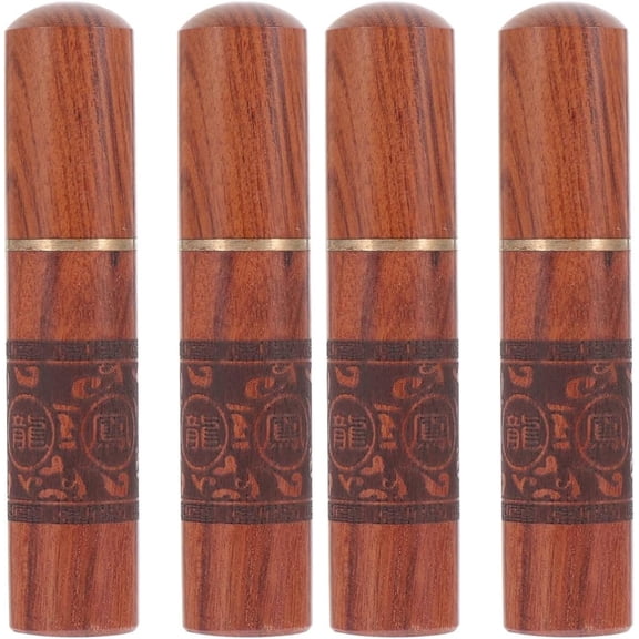 4pcs Threading Organizer Needle Khaki Tubes: Hooks Accessories Crafts Holder Case Handmade Wood Travel Needles Embroidery Needlework Crochet Container Tubes Supplies Hand Pin