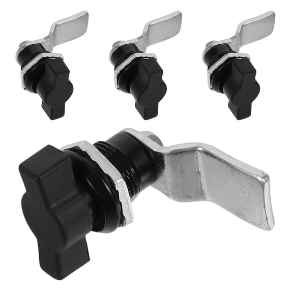 DEEPCRAFF 4Pcs Keyless T Handle Cabinet Locks Zinc Alloy Cam Latch for Home Use Electrical and Metal Cabinets
