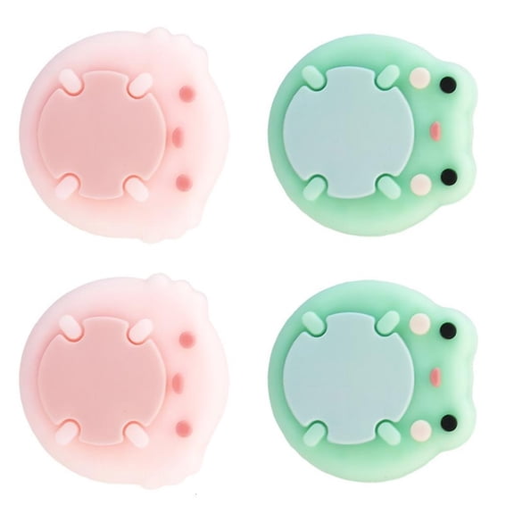 4pcs Thumbstick Caps for NS Controller Replacement Thumb Stick Covers Animal Pattern Analog Stick Rocker Caps