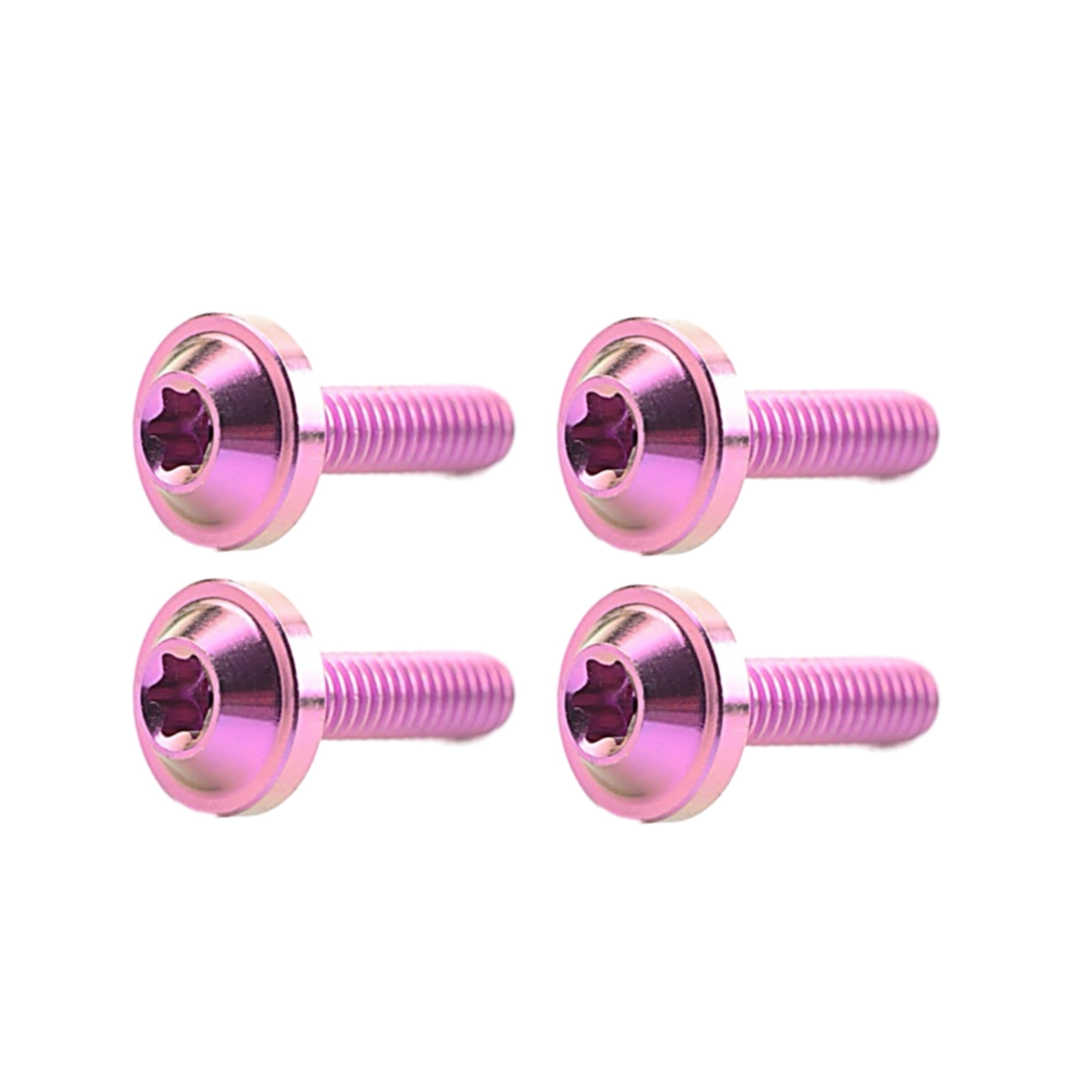 4x Titanium M8 X 25mm Stem Bolts With Washers – Gold, Grade 5 – For BMX / Bikes