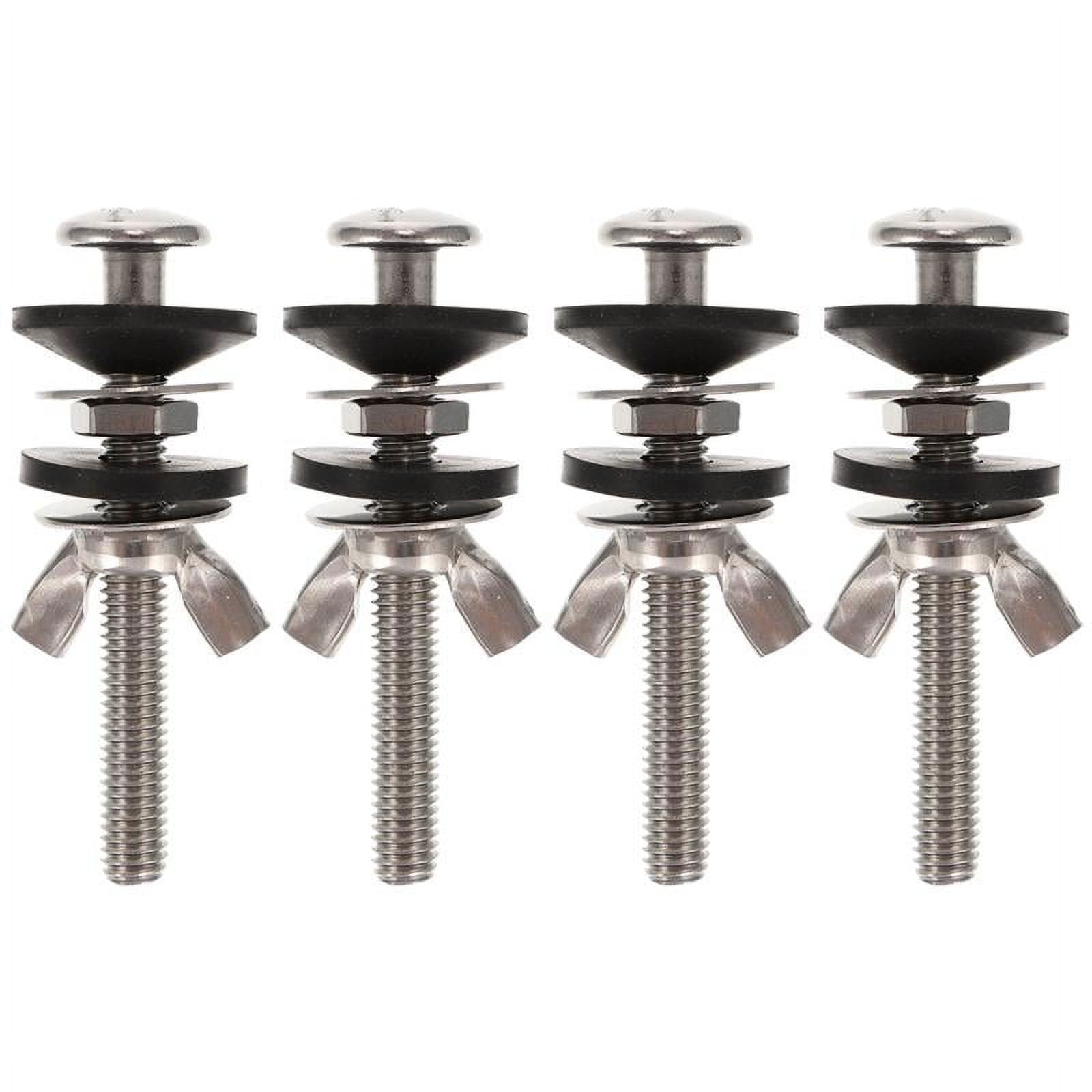 4pcs Toilet Seat Fixing Bolts Screws Universal Toilet Seat Mount Screws