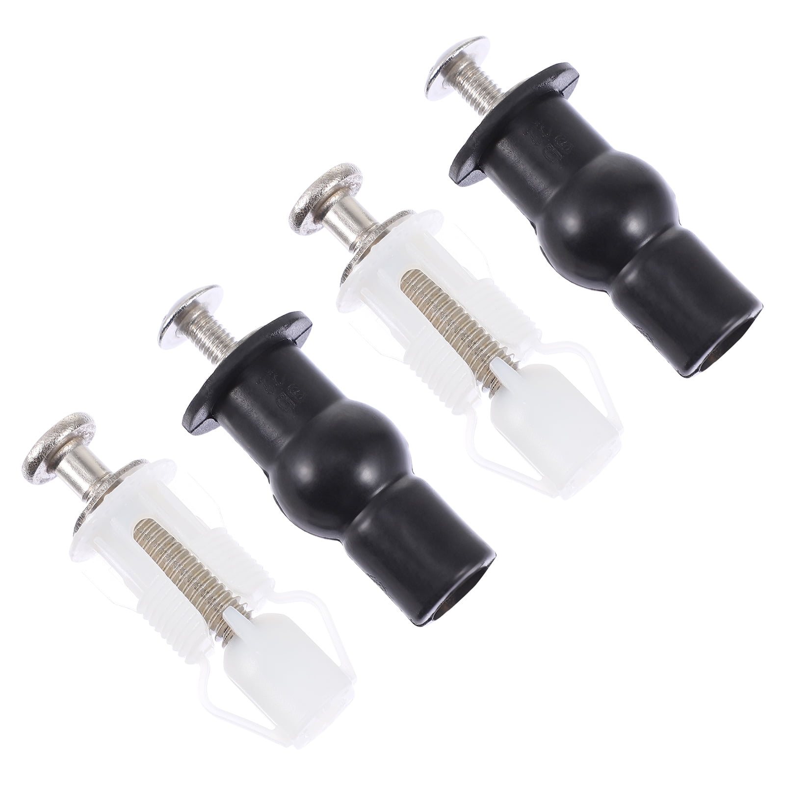 4pcs Toilet Seat Hinges Screws Bolts Toilet Seat Replacement Fixings