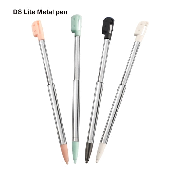 4pcs Touch Screen Stylus Compatible with Nintendo DS Lite/ 3DS/ 3DS XL/ New 3DS XL/ DSi , 4 in1 Combo Styli Pen Set Multi Color DS Lite Metal pen