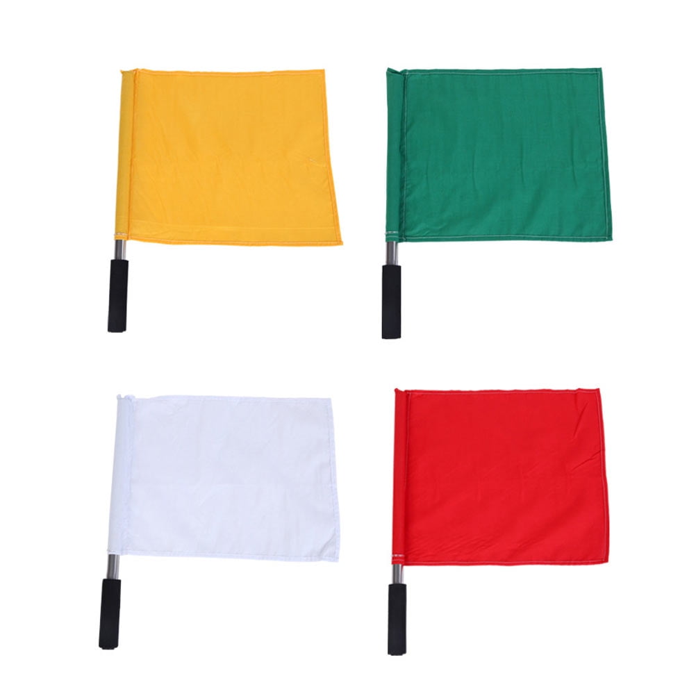 4pcs Track And Field Events Referee Flag Match Flag Signal Flags
