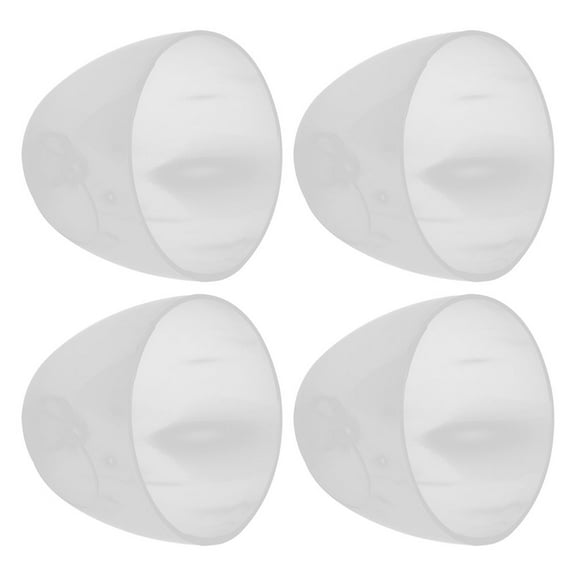 4pcs Transparent Feeding Bottles Lids Replacement Milk Bottle Caps Reusable Plastic Baby Bottle Lid