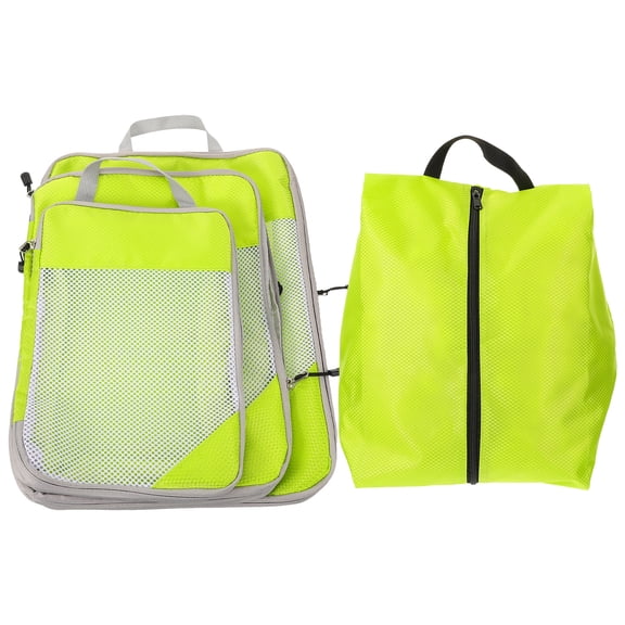 4pcs Travel Compression Storage Bags Compression Packing Cubes Organizer Bags