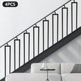 thumbnail image 1 of 4pcs U-Shaped Stair Handrail 36inch Metal Stair Handrail Decorative Railing NEW, 1 of 19
